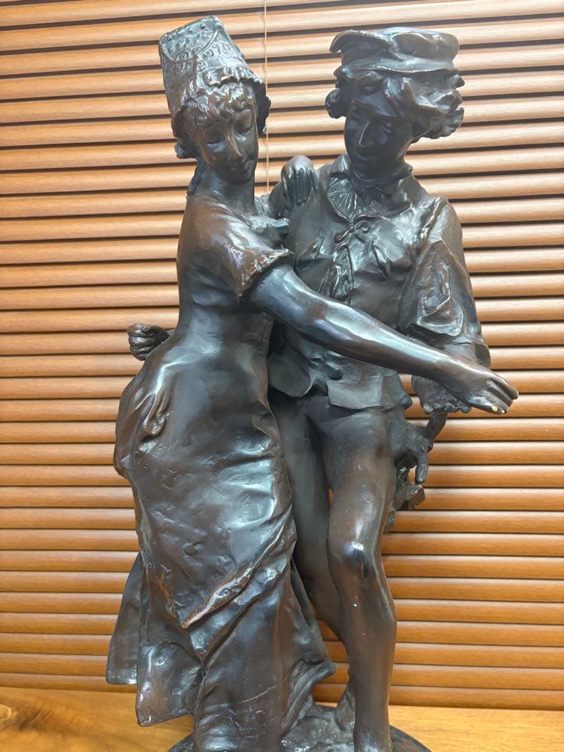 アンティーク　銅製　置物