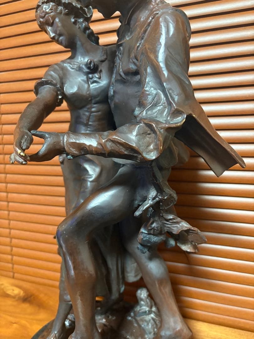 アンティーク　銅製　置物