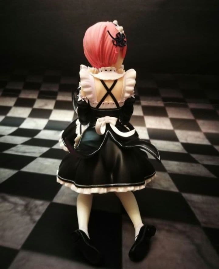 希少 鶴の館 ガレージキット 完成品 レム ラム Re:ゼロから始める異世界生活