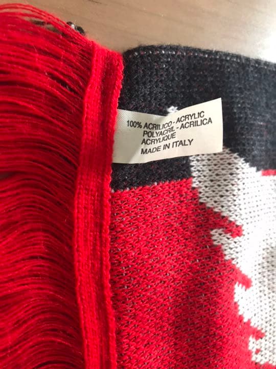 【激レア・貴重】ACミラン ULTRAS ウルトラス　ニットマフラー 現地購入