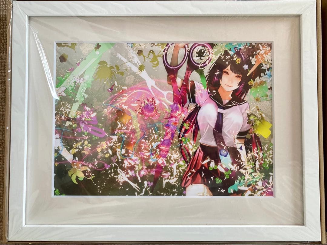 化物語 戦場ヶ原ひたぎ A賞 額装高精細複製画 キャラファイングラフ