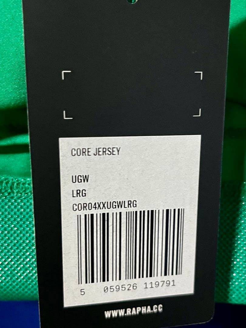 新品⭐️Rapha／ラファ⭐️ メンズ コア サイクルジャージ⭐️Ｌサイズ