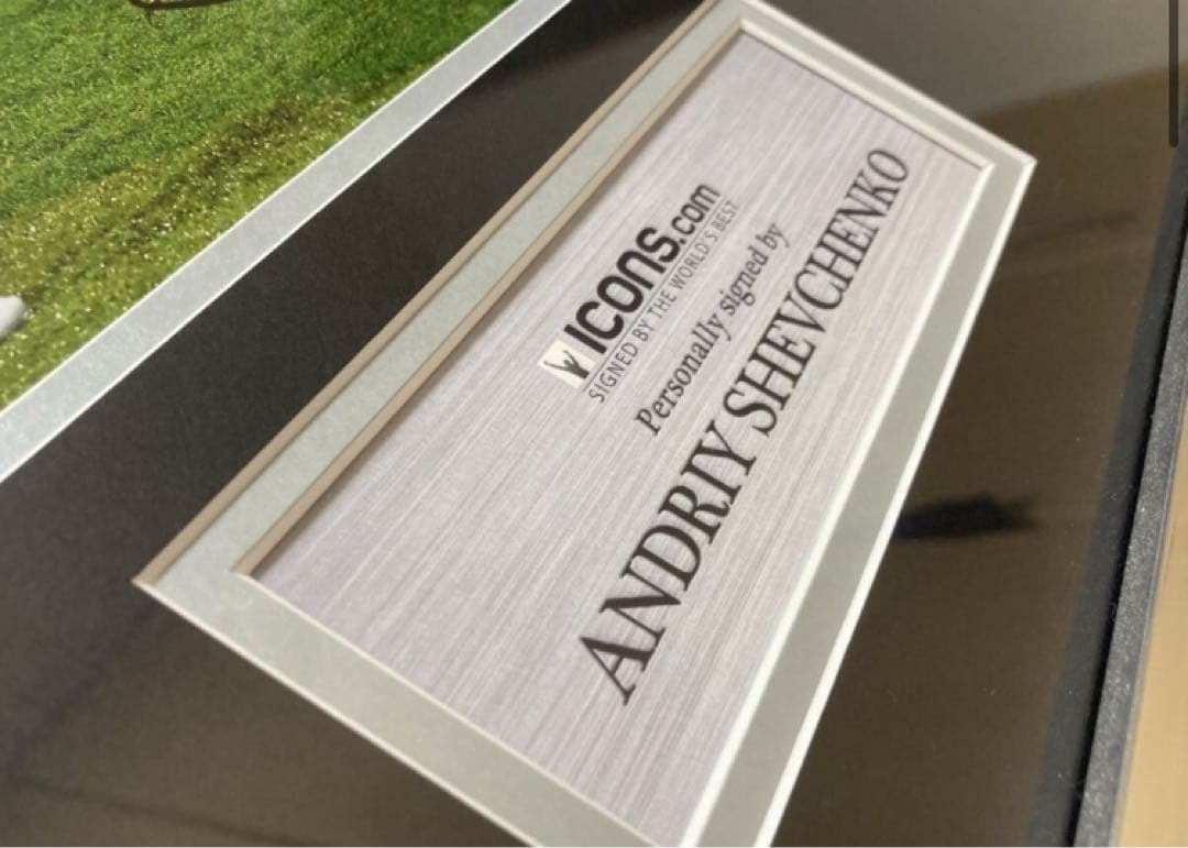icons アンドリー・シェフチェンコ 直筆サイン入り写真 フレーム付き