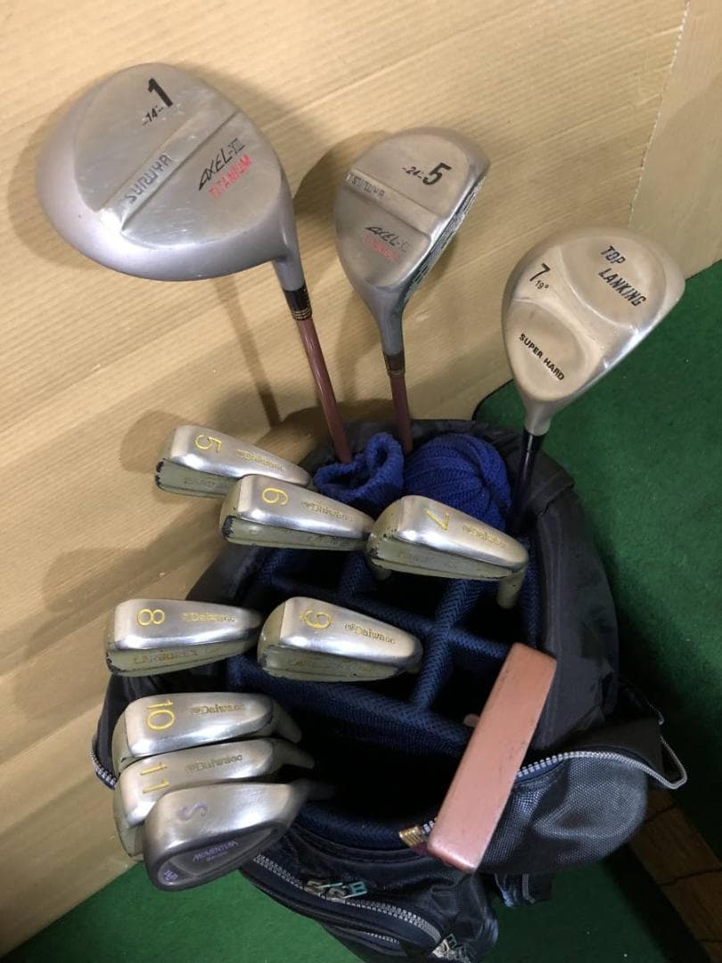 レディース向け 右打ち用中古ゴルフクラブセットメーカー混成 12本組 フルセット