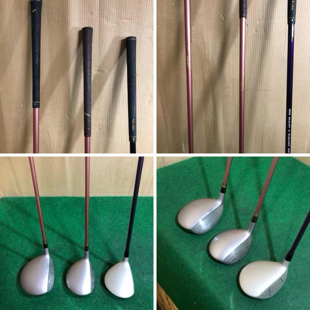 レディース向け 右打ち用中古ゴルフクラブセットメーカー混成 12本組 フルセット