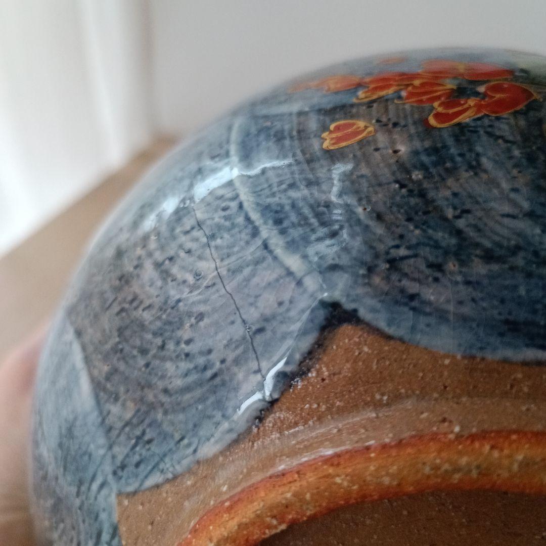 清水焼 陶葊窯 陶あん 色絵付 大鉢 京焼 土渕陶葊 菓子鉢 茶道 希少