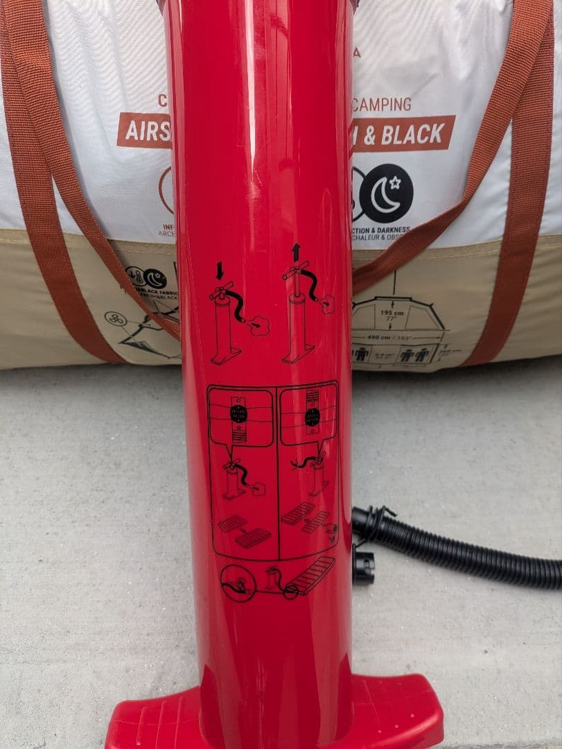 Quechua XL テント タープ　エアベッド　 ポンプセット