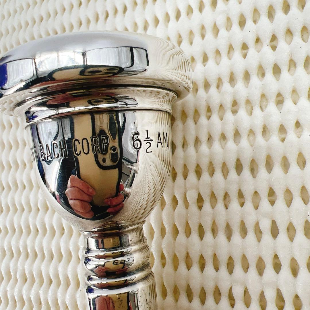 【超美品】Bach corp. 6 1/2AM 太管　トロンボーンマウスピース