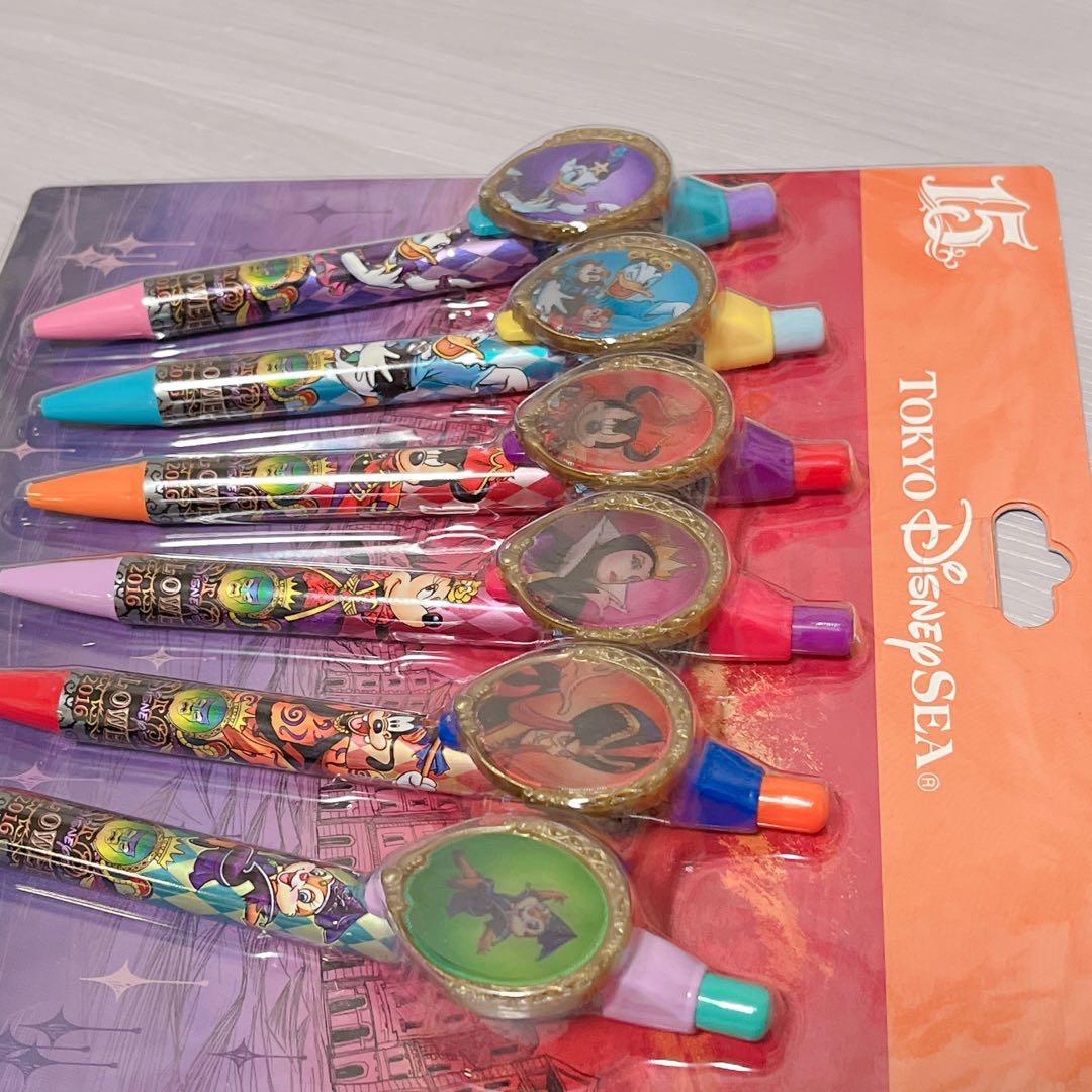 ディズニーシー　ヴィランズ　ボールペンセット　ハロウィーン