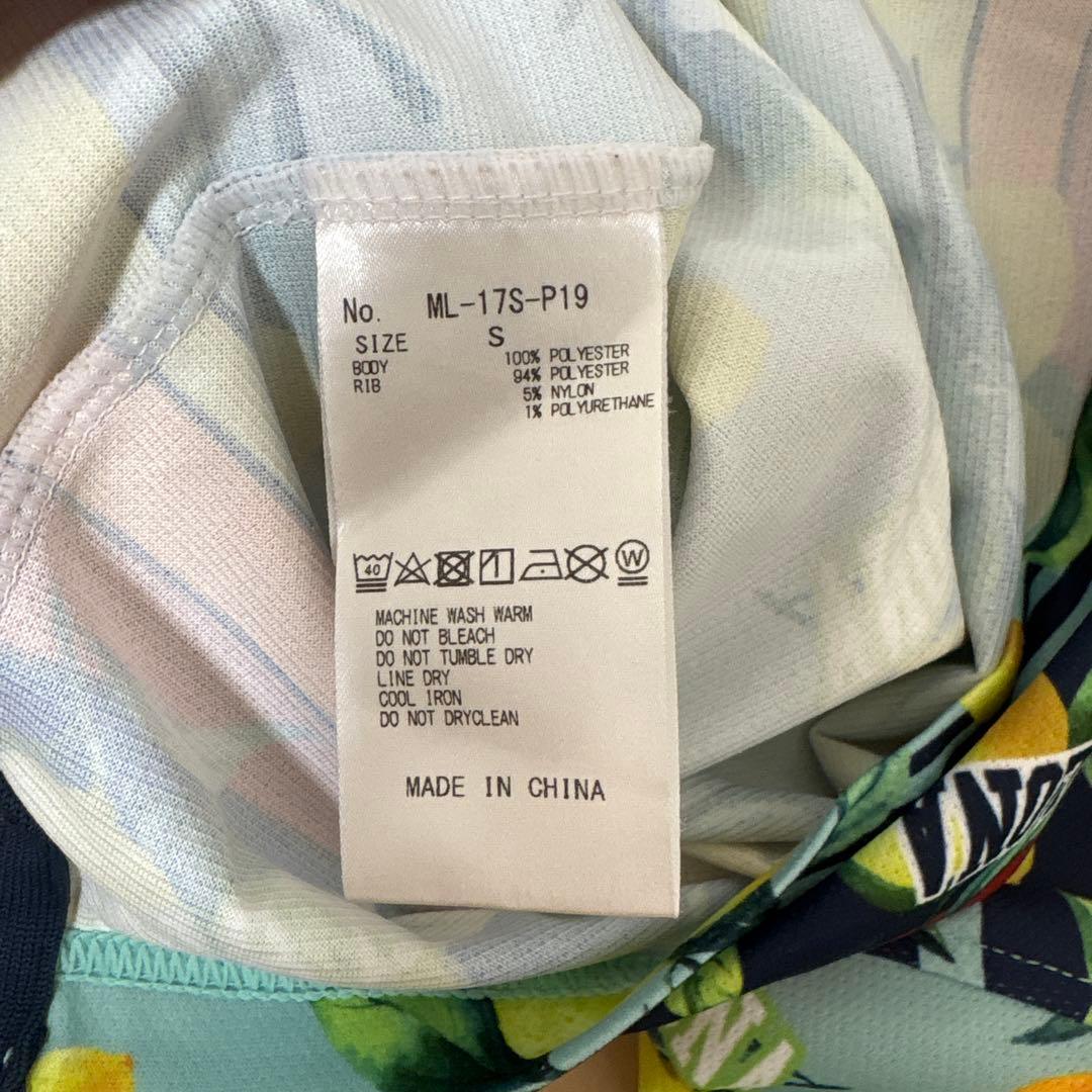 マークアンドロナ ポロシャツ　レモン柄