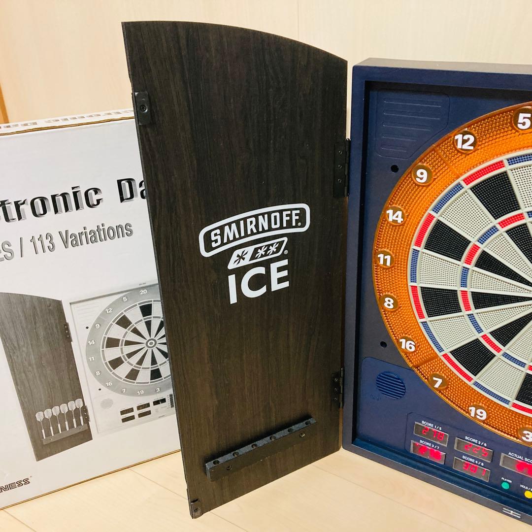 【美品】エレクトリックダーツボード SFD-6000 スミノフアイス 扉木製