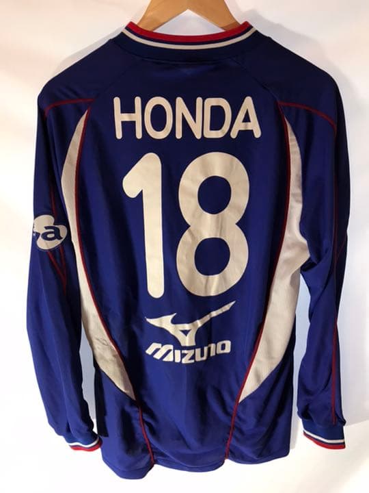 非売品MIZUNO NOTICEofHONDA「18」本田圭佑長袖Oユニフォーム