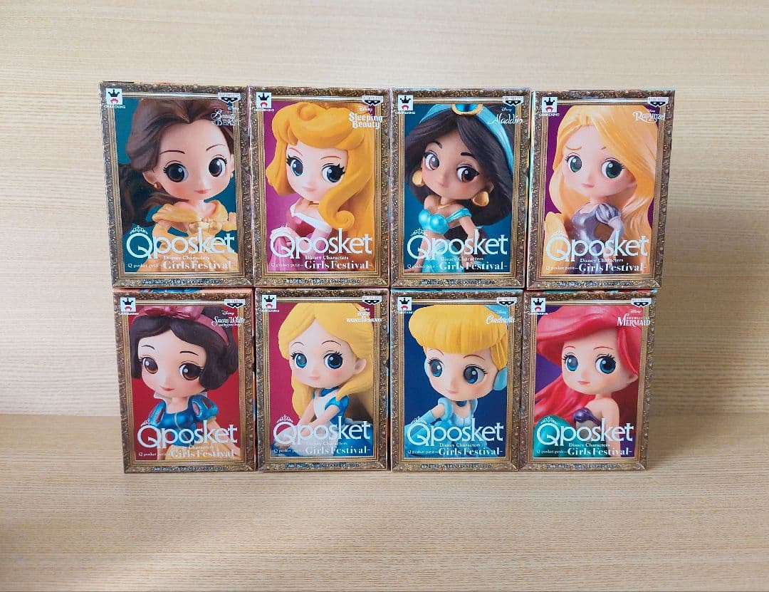 Qposket petit　ディズニープリンセス 8体セット