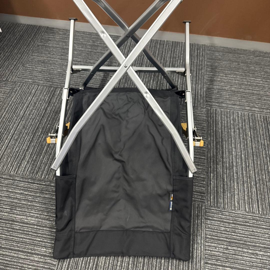 スノーピークのガーデンローチェア30 ブラック