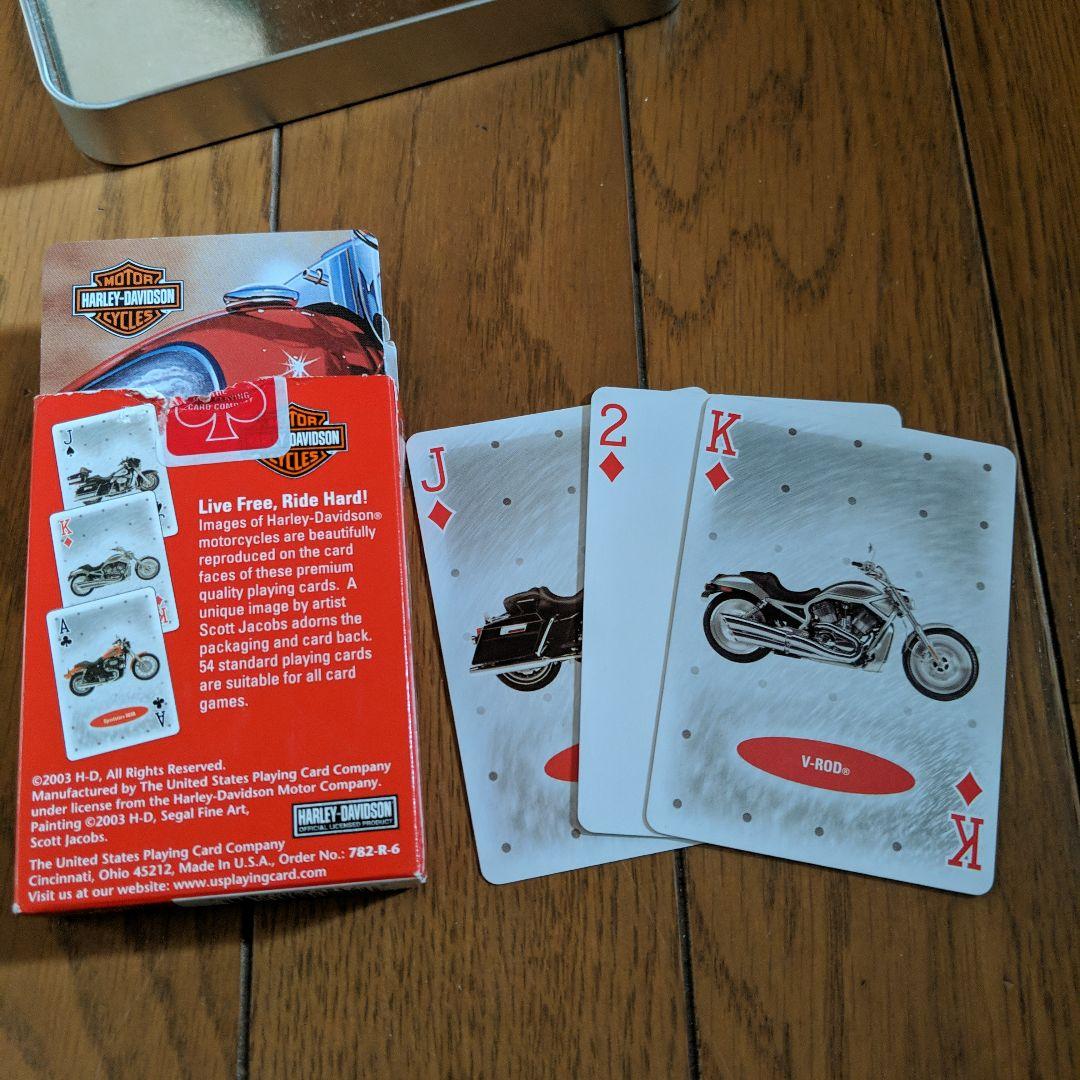 ハーレダビッドソン Playingカード、トランプ ビンテージ