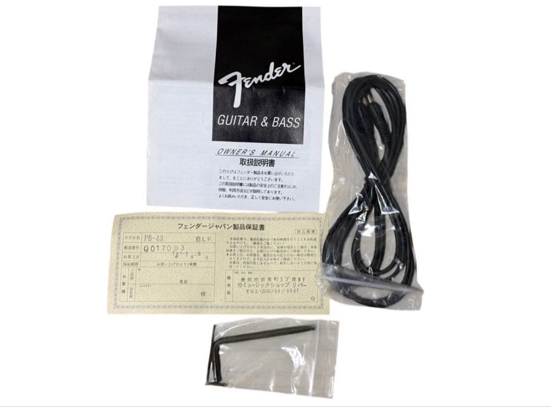 Fender Japan エレキベースギターPB-43. BLK custom