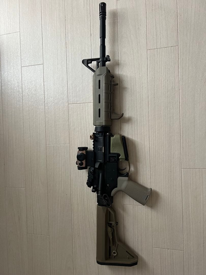 東京マルイ　次世代電動ガン　Ｍ４マグプルカスタム後方配線