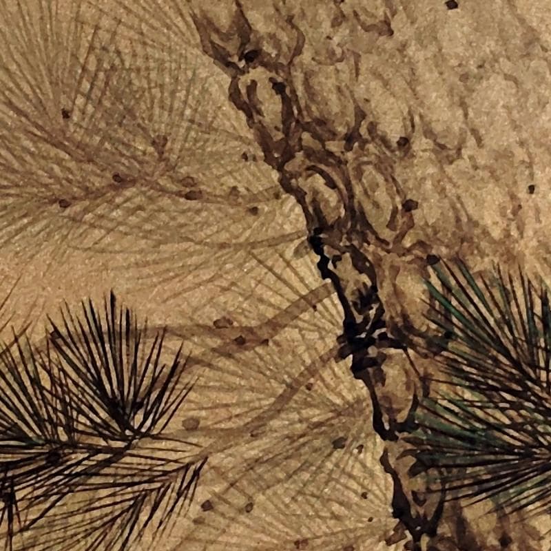 掛軸☆野々村源景☆「老 松」良好！