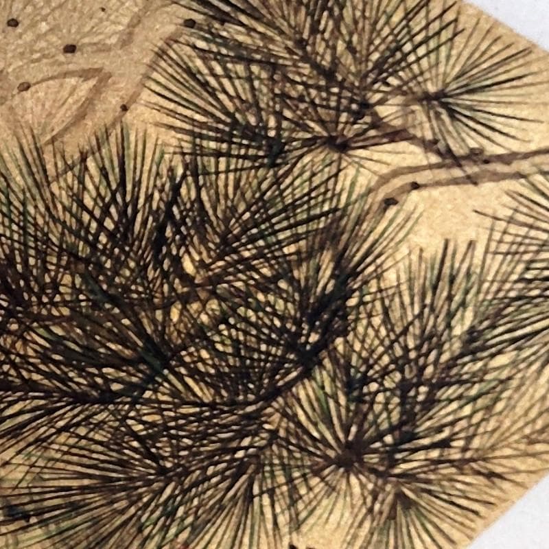 掛軸☆野々村源景☆「老 松」良好！