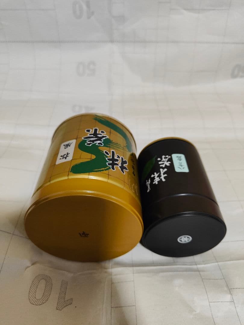 星野抹茶八女の露100gと山政抹茶松風300gセット