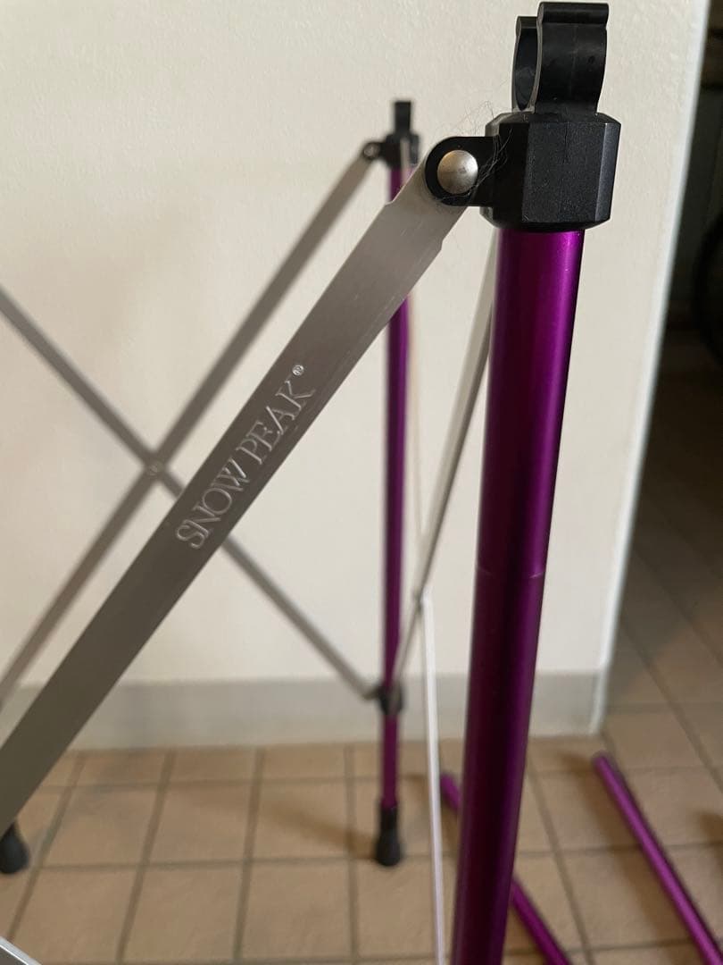 【希少】初期スノーピーク  peak カラーアジャスタブルマルチスタンド