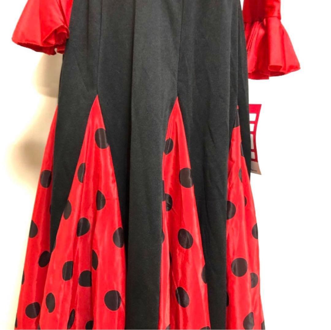 【処分価格】スペイン直輸入★8歳用セットアップ　赤黒ドット