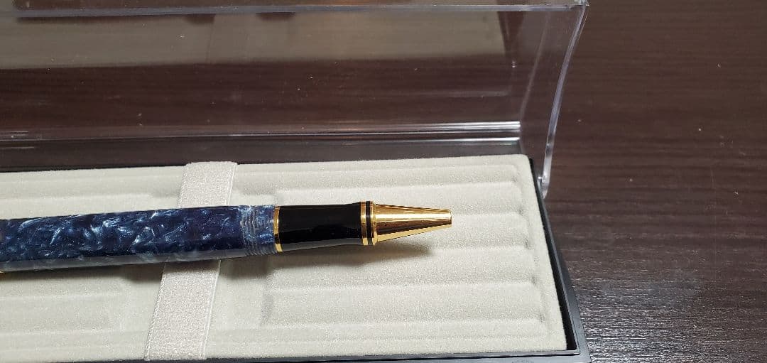 ローラーボール パーカー デュオフォールド マーブルブルー