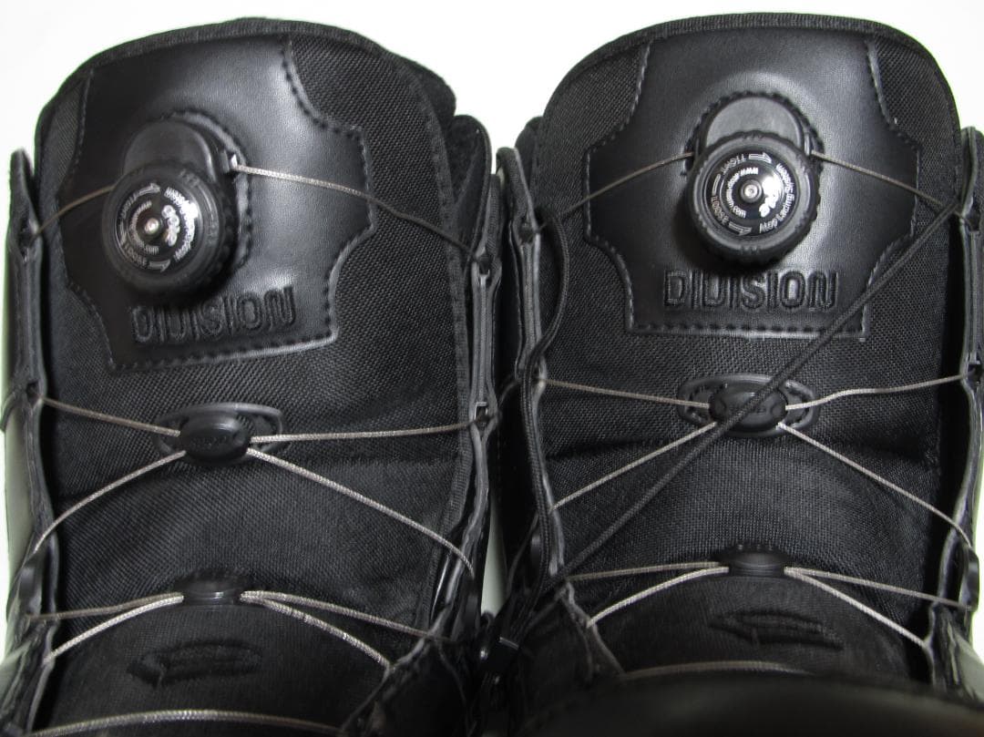 中古DIUISIONスノーボード28cmBOAボアダイヤルスノボブーツ黒メンズ男