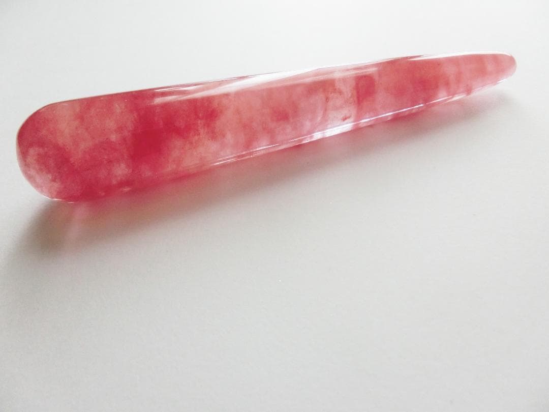 【希少 シナバー】朱砂 辰砂 クリスタル ワンド 魔法 豊かさ 繁栄