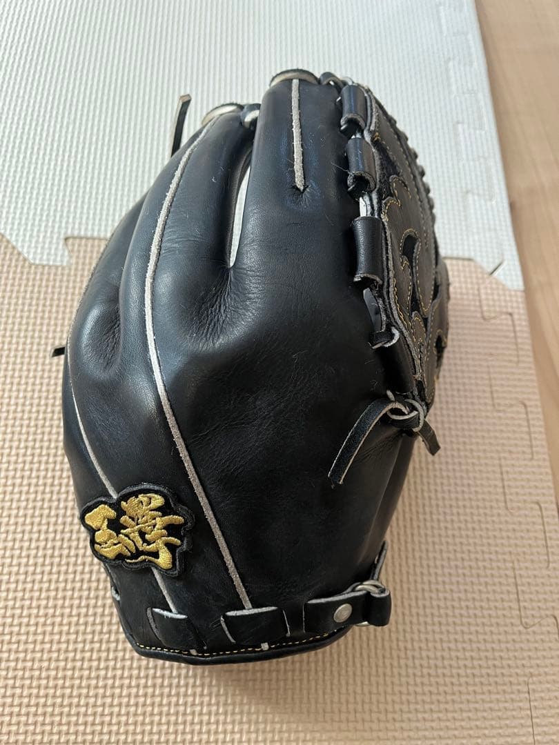 黒 野球軟式投手用