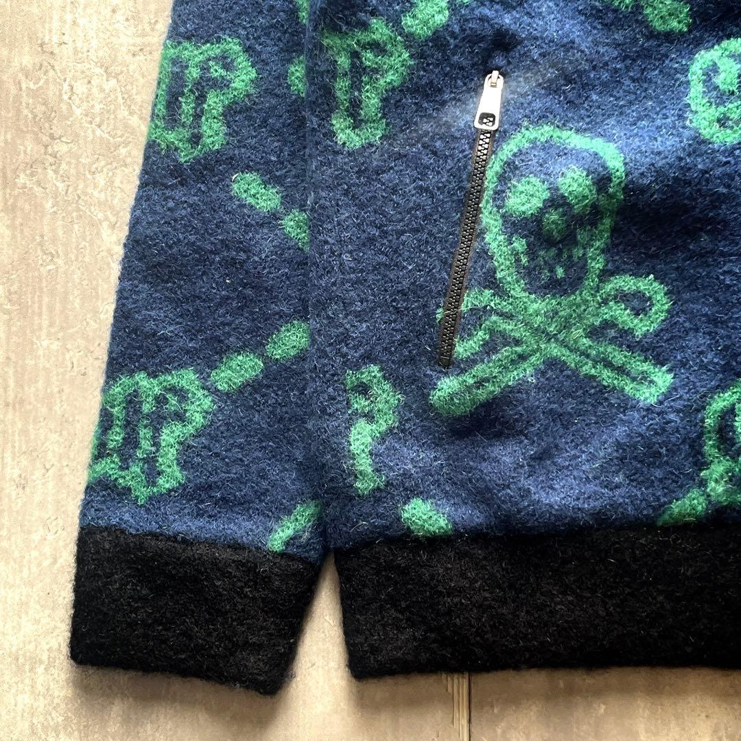 木村拓哉着　希少サイズ50 MARK&LONA 最高級　モヘヤ　スカルジャケット