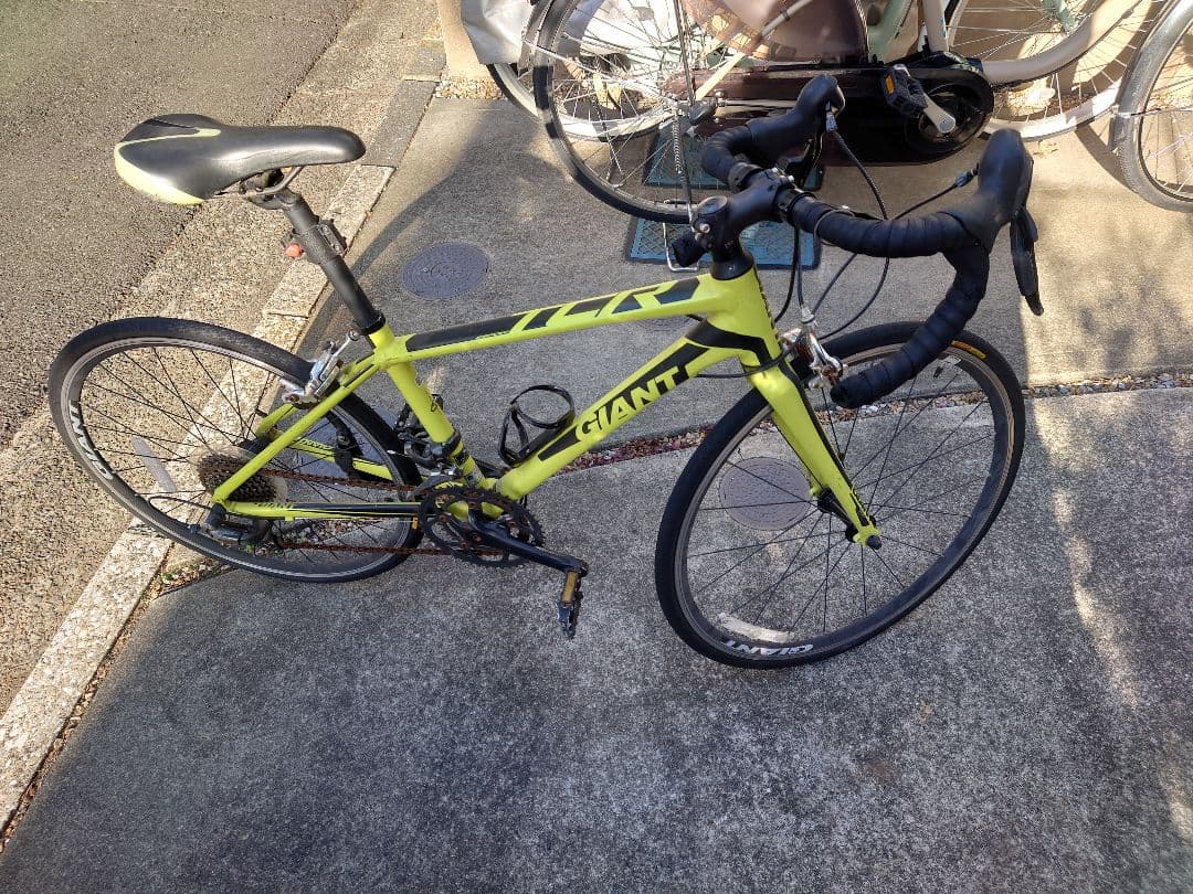 現状品要修理 GIANT TCR　エスポワール　ジュニア　ロードバイク イエロー