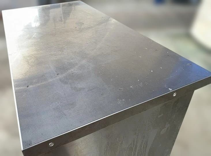 マルゼン 業務用 キャビネットテーブル ステンレス製作業台 引き戸付き 厨房