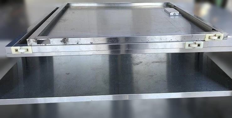 マルゼン 業務用 キャビネットテーブル ステンレス製作業台 引き戸付き 厨房