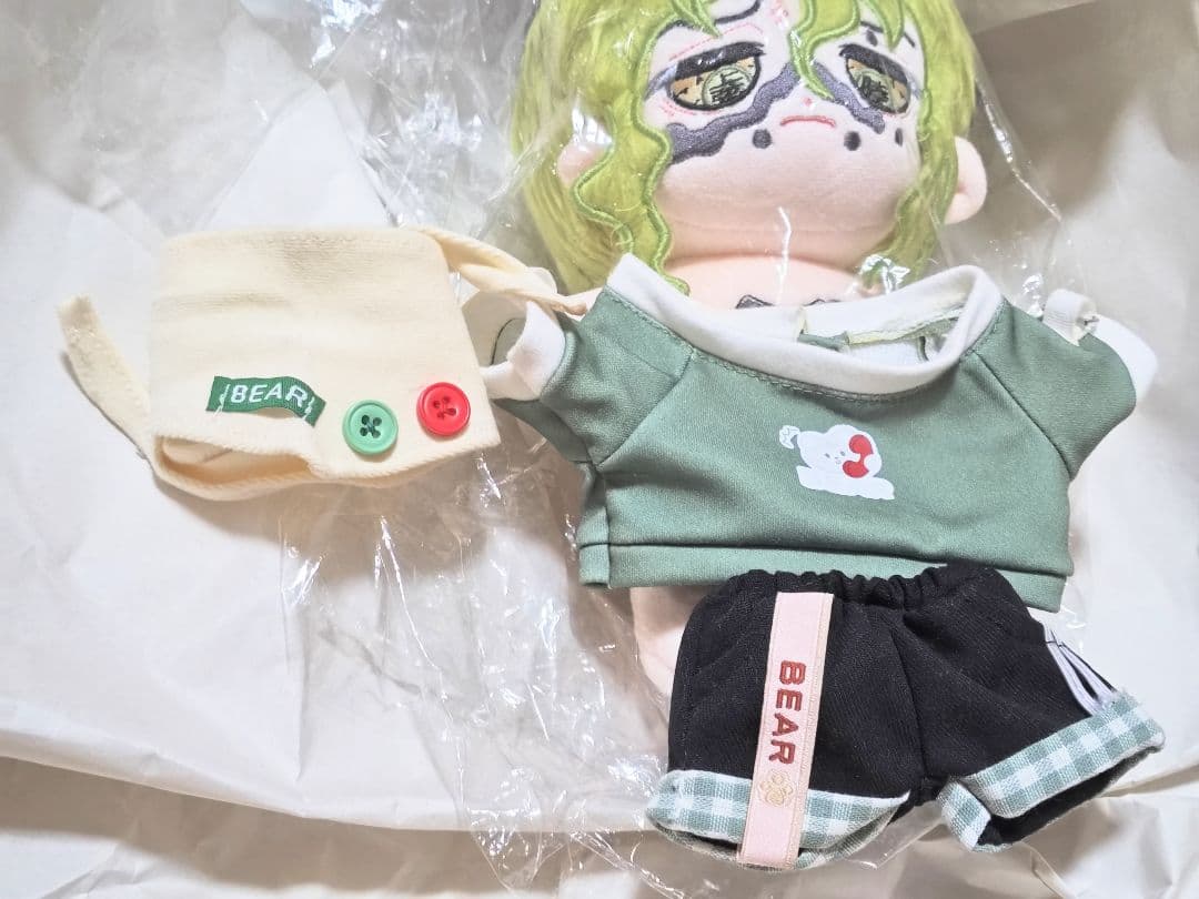 20cm　着せ替えぬいぐるみ　20cmコットンドール　　　妓夫太郎