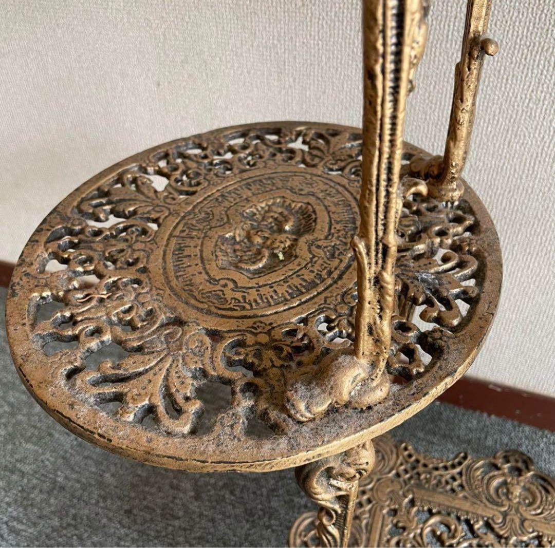 フランスアンティーク 真鍮 フラワースタンド