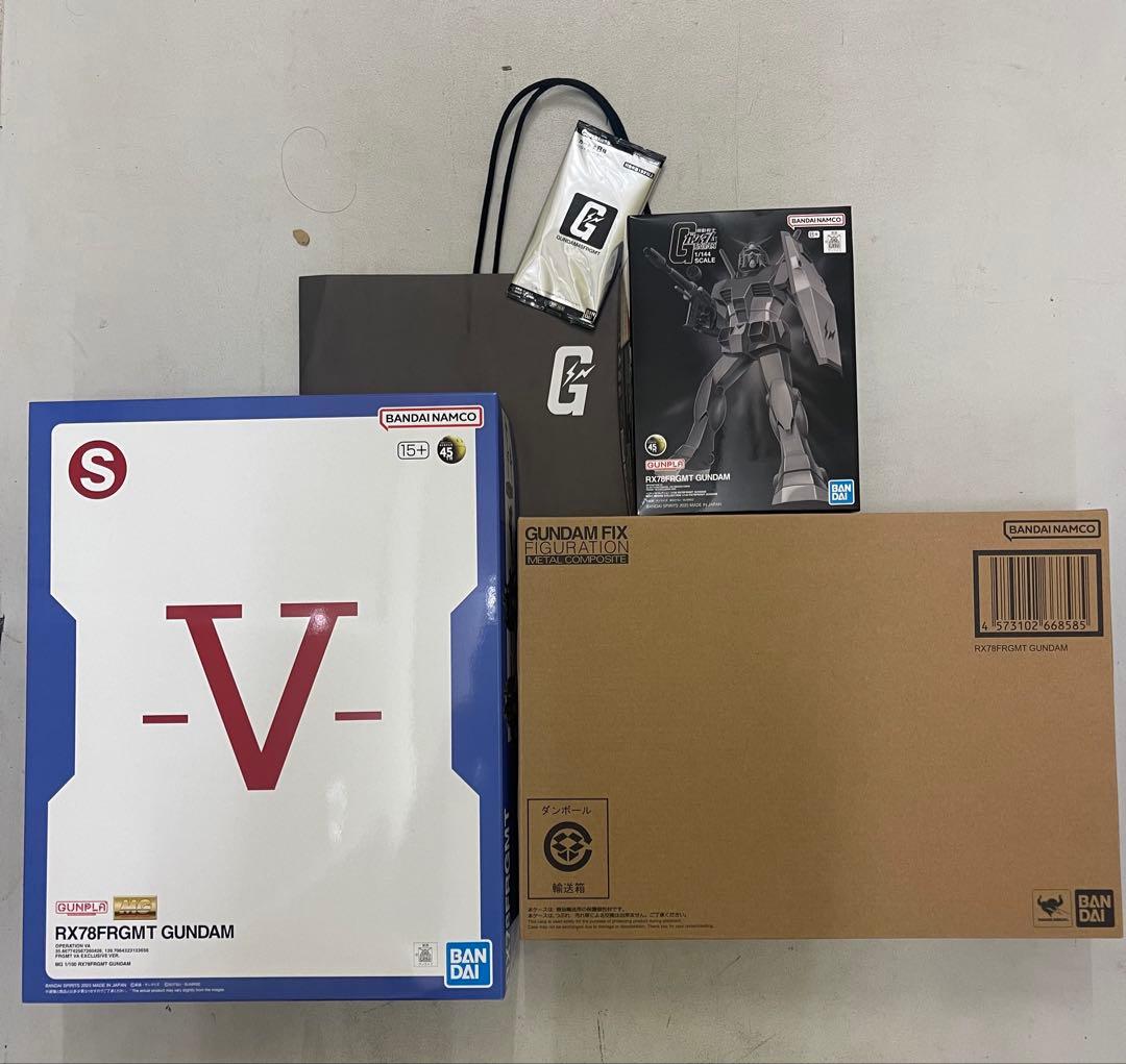 Gundam- RX78FRGMT GUNDAM 4点セット