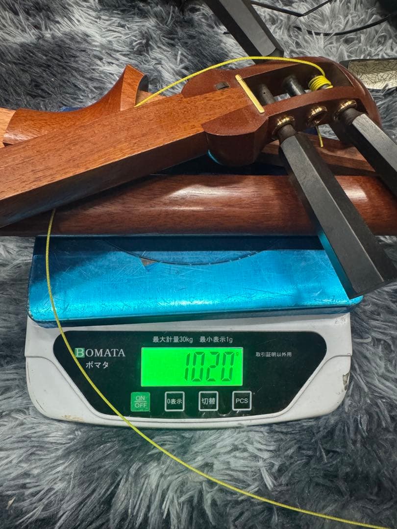 津軽三味線 黒檀糸巻 東さわり　花梨 太棹 丸打胴 和楽器