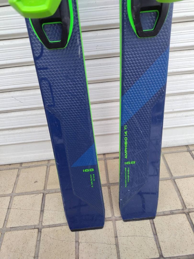ELAN AMPHIBIO 14 Ti スキー板/168cm/ビンディング付き！