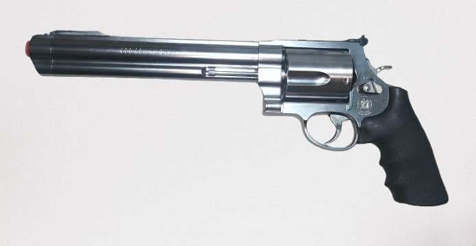 【タナカ製】S&W M500 エアソフトガスガン 8インチ シルバー