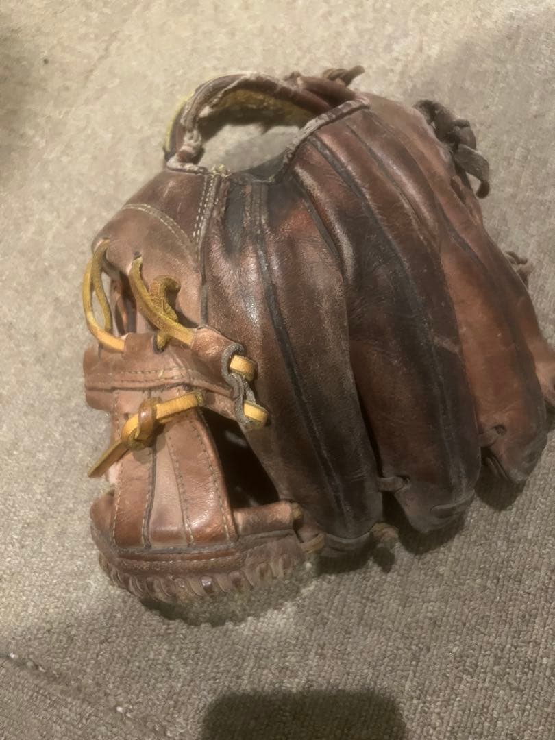 ミズノプロ　ブラウン レザー 硬式グローブ