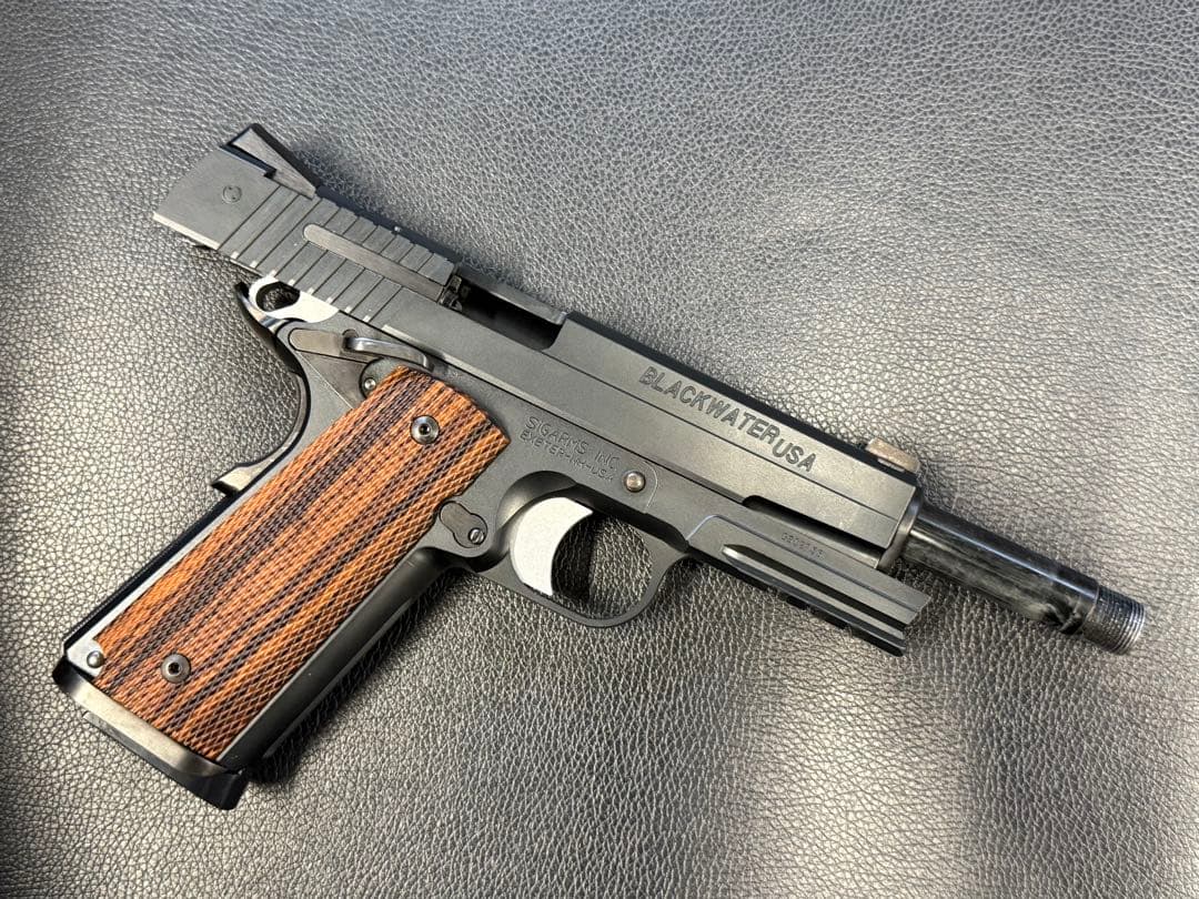 絶盤 レア物 ウエスタンアームズSIG ARMS 1911 ブラックウォーター