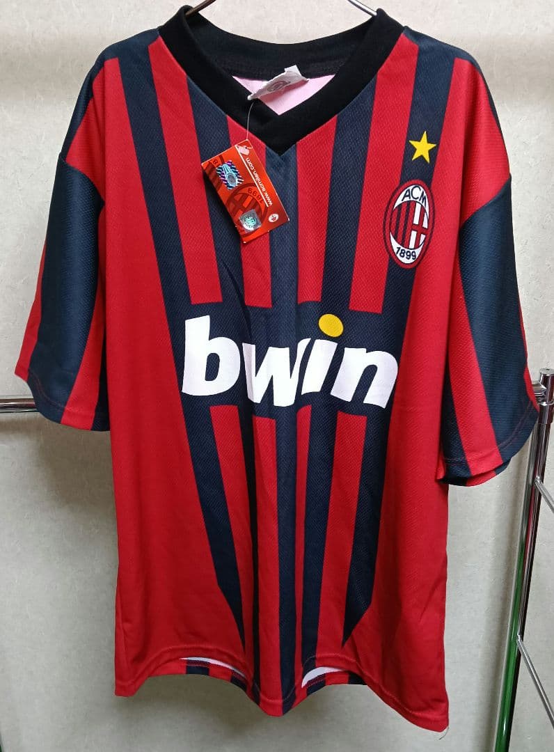 【新品タグ付き】ACミラン カカ オフィシャルユニフォーム bwin胸スポンサー