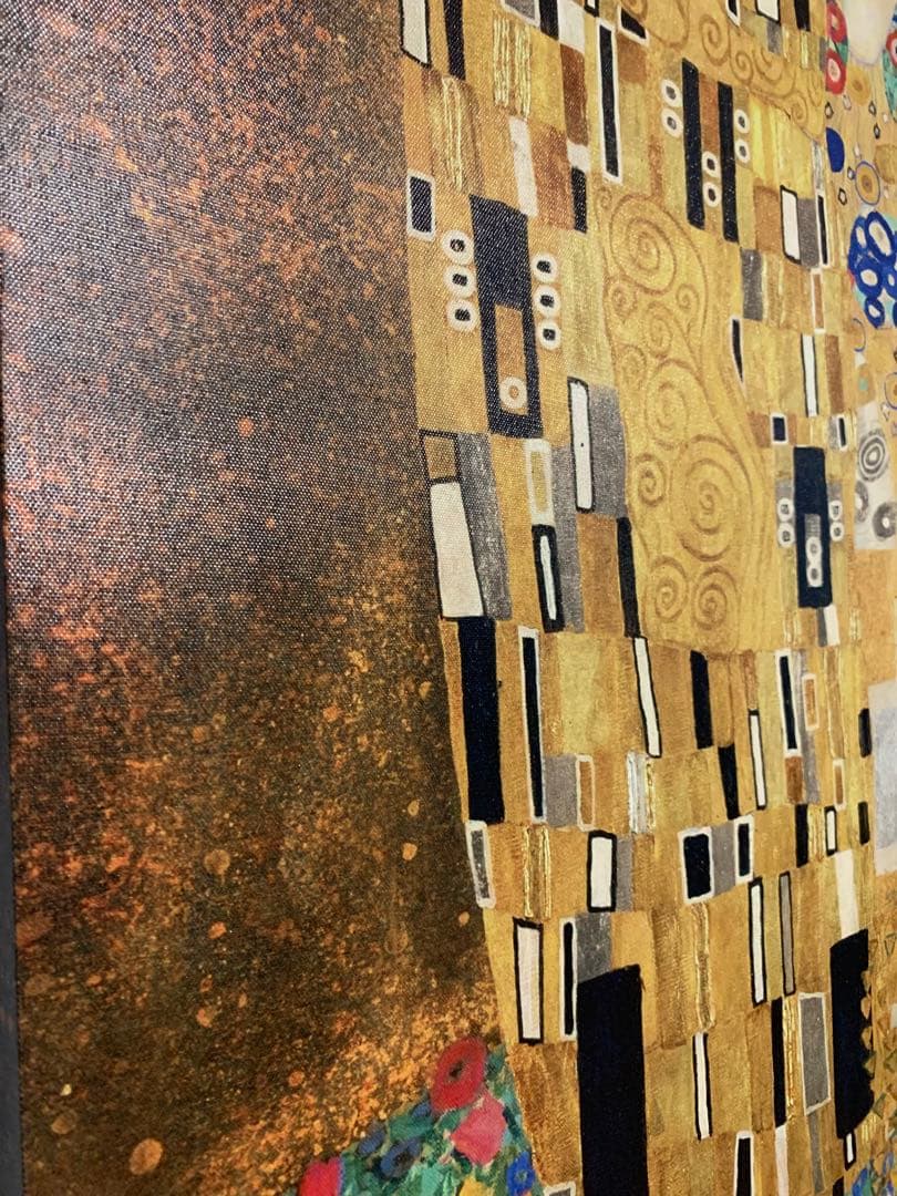 引き取り限定⭐︎クリムト⭐︎接吻⭐︎キス⭐︎大版絵画⭐︎極美品