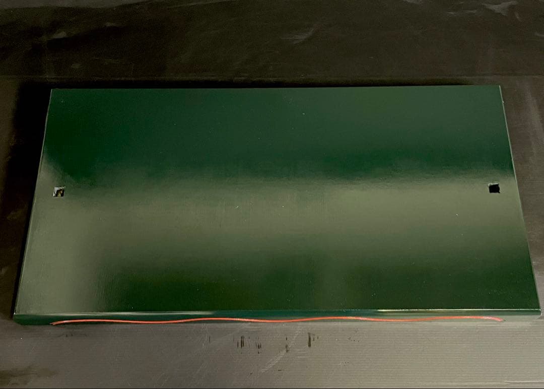 【超美品】「母」 青漆爪紅 及台子 光春 組立式 共箱 黄布 茶道具 (24②)