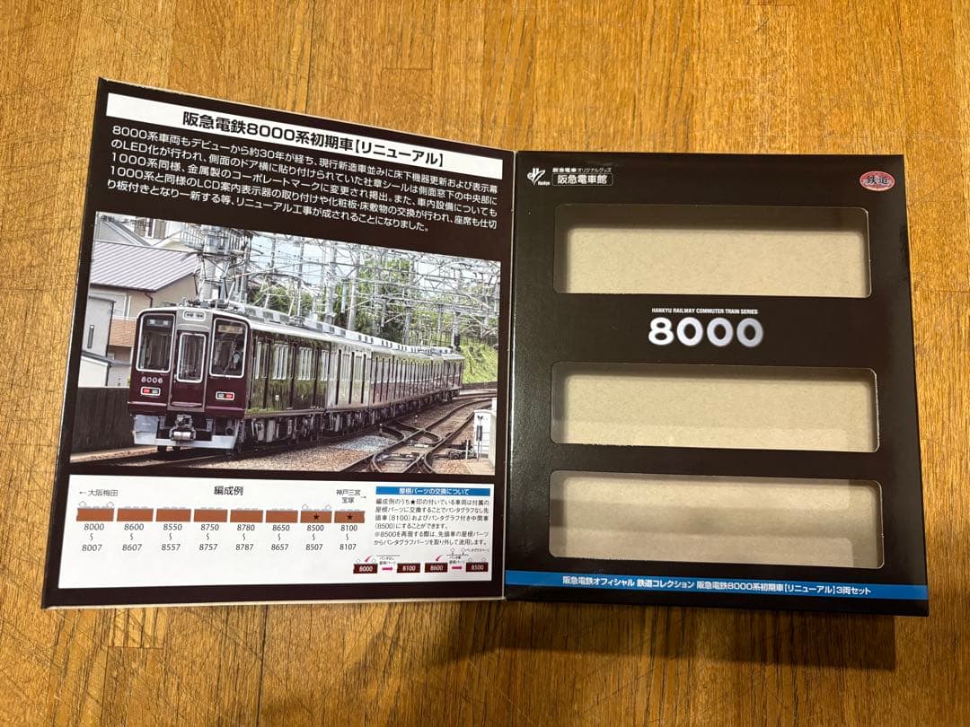 鉄コレ 阪急8000系 初期車(リニューアル) 8両セット