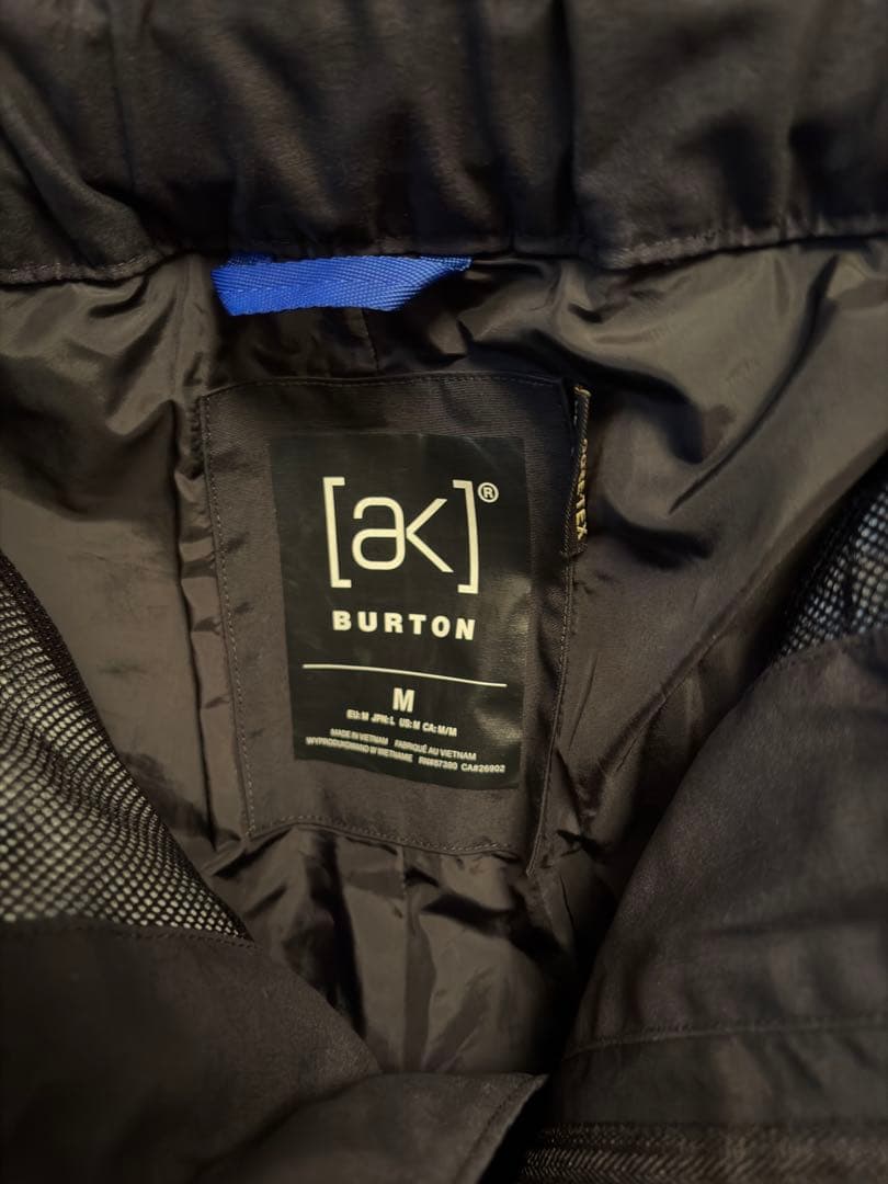 Burton [ak] GORE-TEX size M 上下セット　ブラック