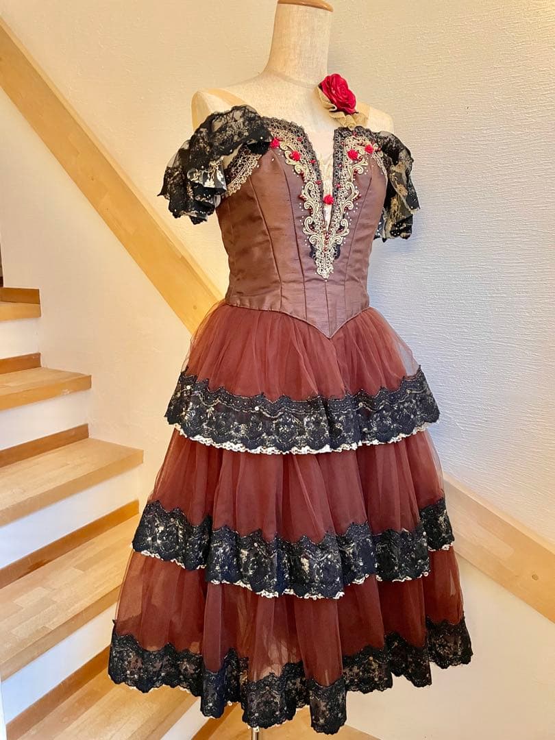 バレエ衣装　Sサイズ　ブラウン系