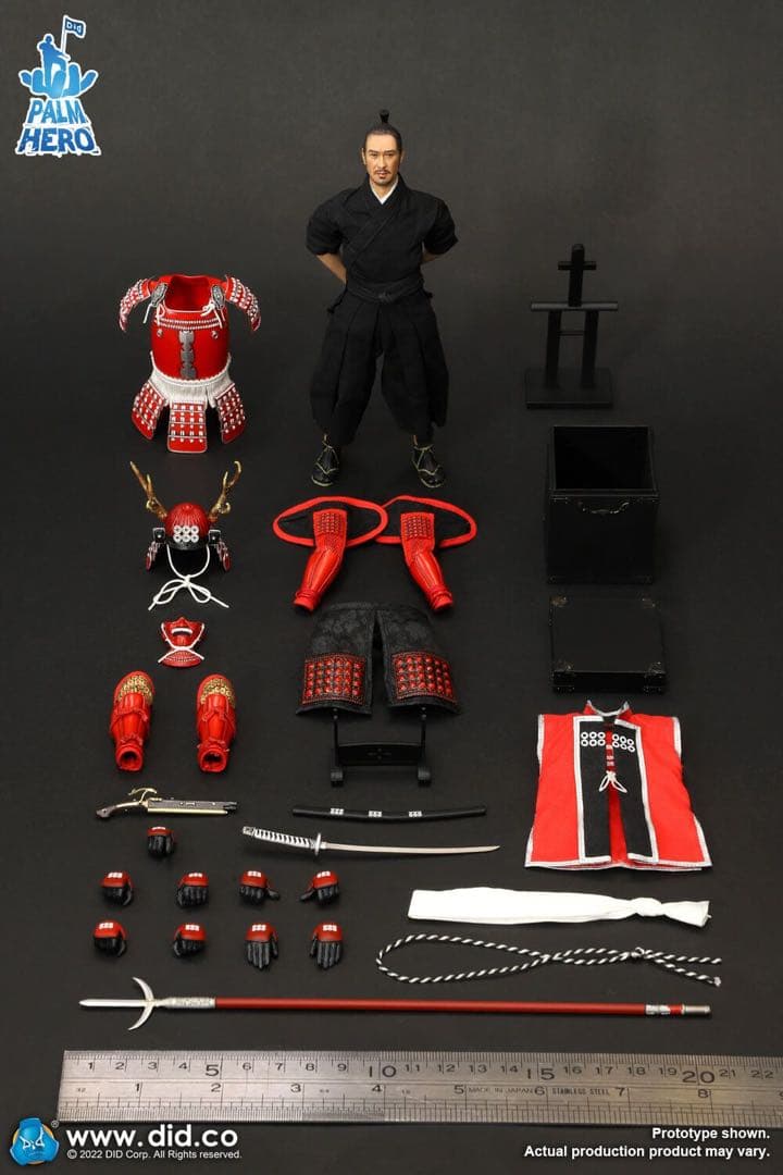 DID XJ80015 Palm Hero 真田 幸村 1/12フィギュア