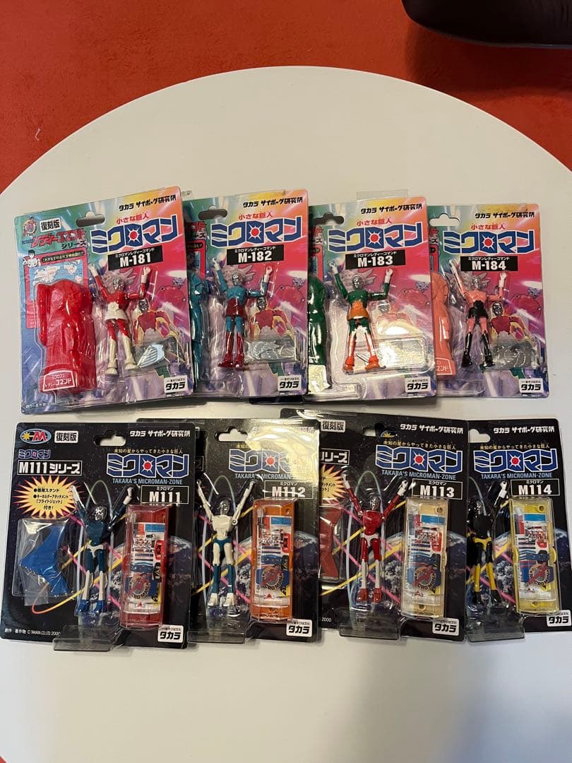 ミクロマン　復刻版　初期ほぼコンプリート